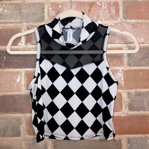 Chocolate Sleeveless Halter Top